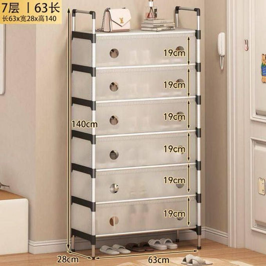 ÉTAGÈRE DE CHAUSSURE ANTI-POUSSIÈRE A 6 NIVEAU